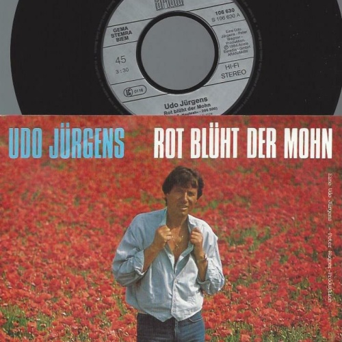 7"   Udo Jürgens  Rot Blüht Der Mohn
