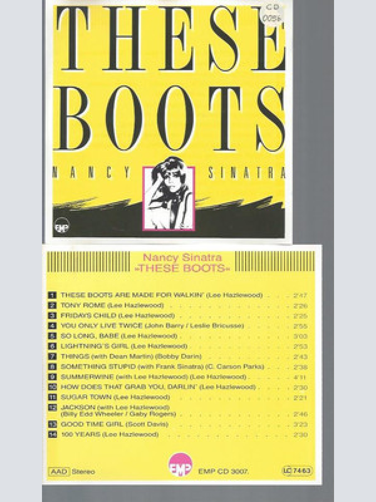 CD--NANCY SINATRA THESE BOOTS