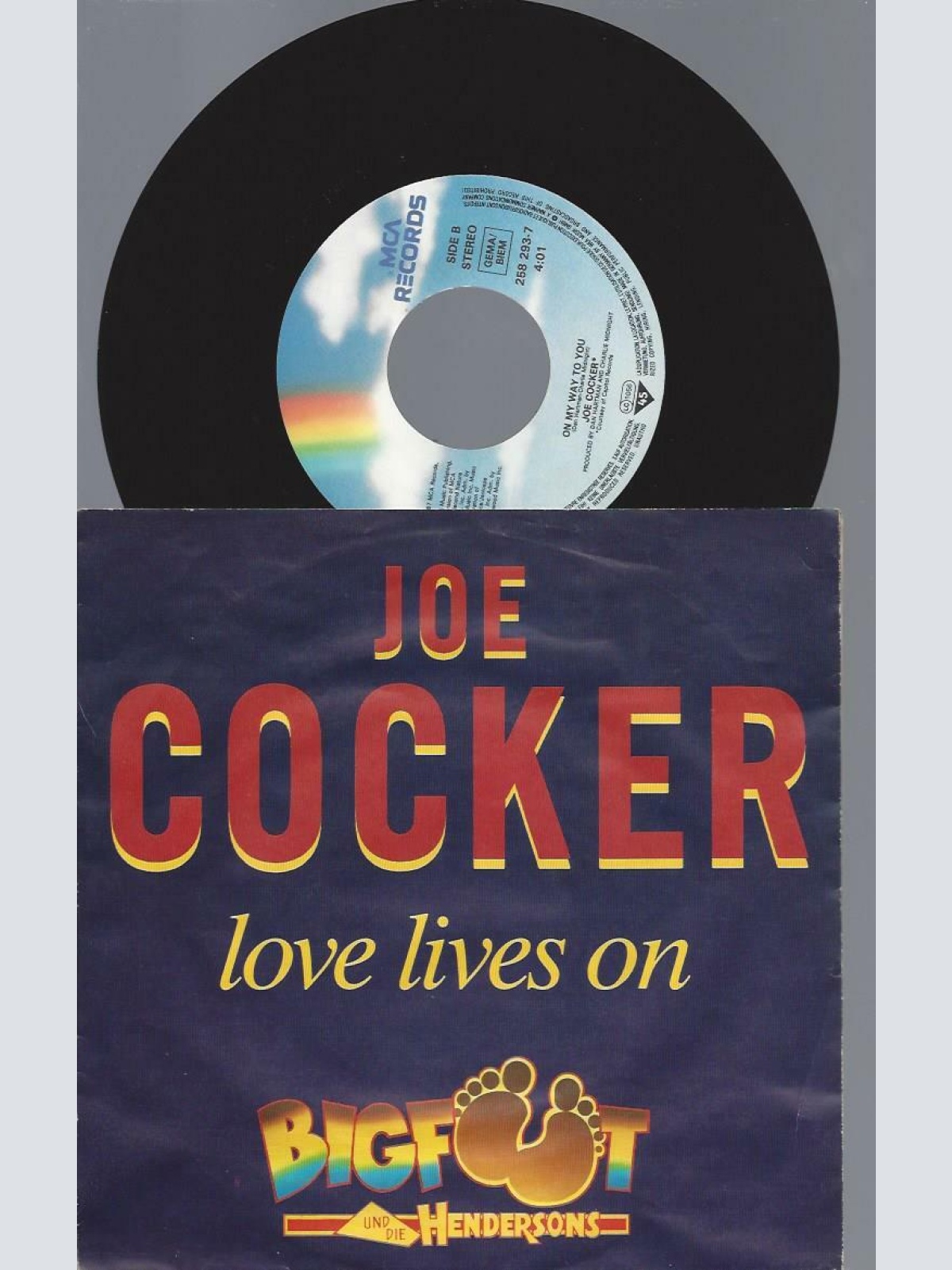 7"   Joe Cocker – Love Lives On