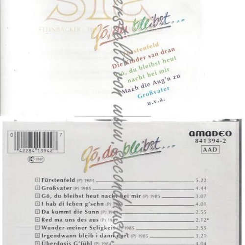 CD--STS--    GÖ,DU BLEIBST.