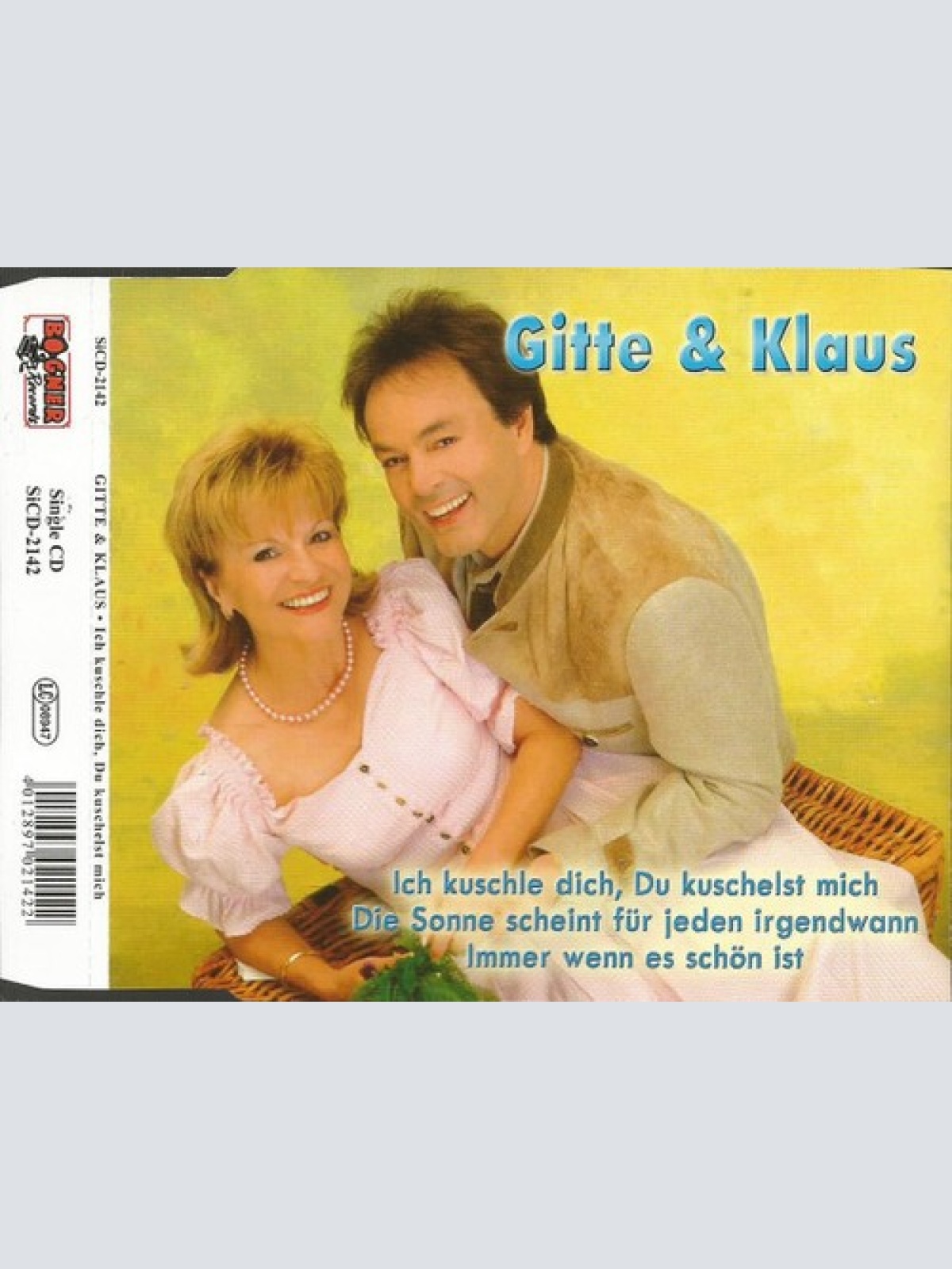 CD, Maxi Gitte & Klaus - Ich Kuschle Dich, Du Kuschelst Mich
