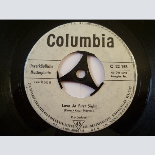 7", Promo, Unv Roy Jackson - Monica / Love At First Sight