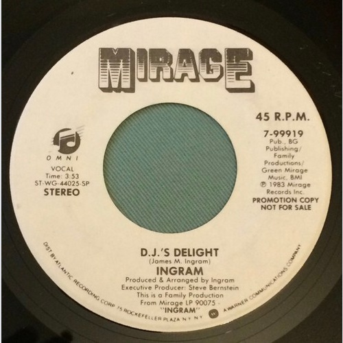 7", Promo Ingram - D.J.'s Delight