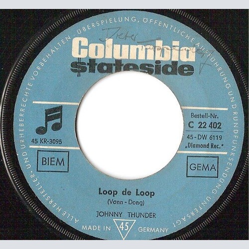 7" Johnny Thunder - Loop De Loop