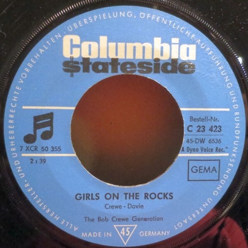 7", Single The Bob Crewe Generation - Music To Watch Girls By / Girls On The ...