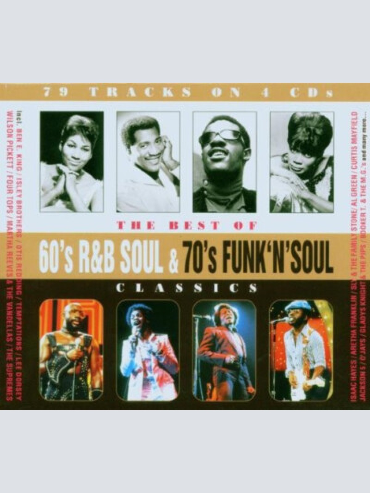 4xCD, Comp, Sli Various - The Best Of 60's R&B Soul & 70's Funk 'N' Soul Clas...