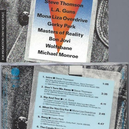 CD-- VERTIGO -WE ROCK --//MICHAEL MONROE / WOLFSBANE / GORY PARK // PROMO