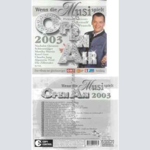 CD--VARIOUS, NOCKALM QUINTETT, ET AL. | --WENN DIE MUSI SPIELT-OPEN AIR