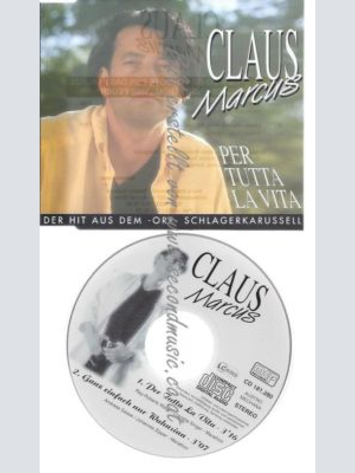 CD--ANZ EINFACH NUR WAHNSINN    / CLAUS MARCUS--    PER TUTTA LA VITA