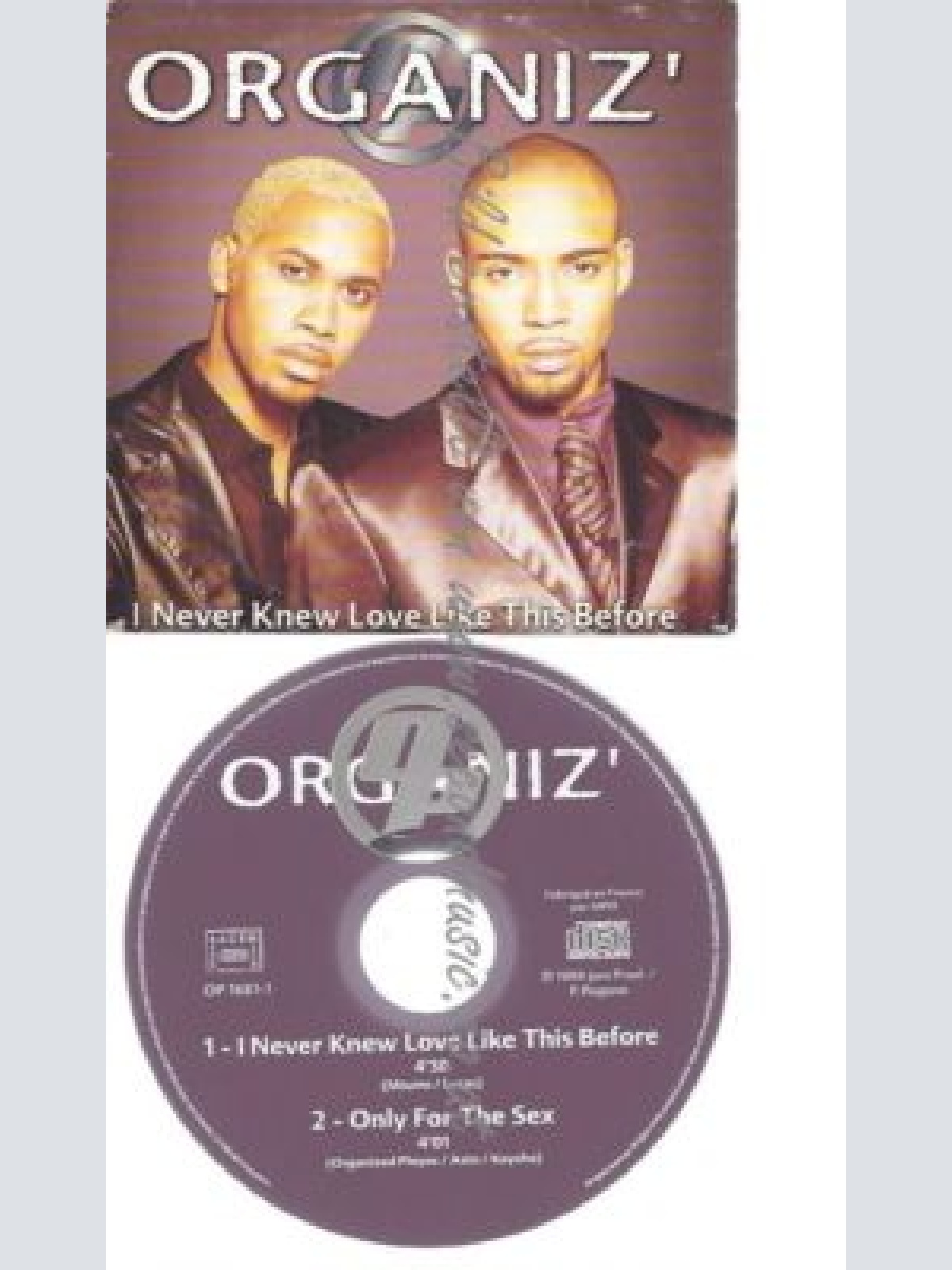 CD--ORGANIZ'--    I NEVER KNEW LOVE LIKE THIS