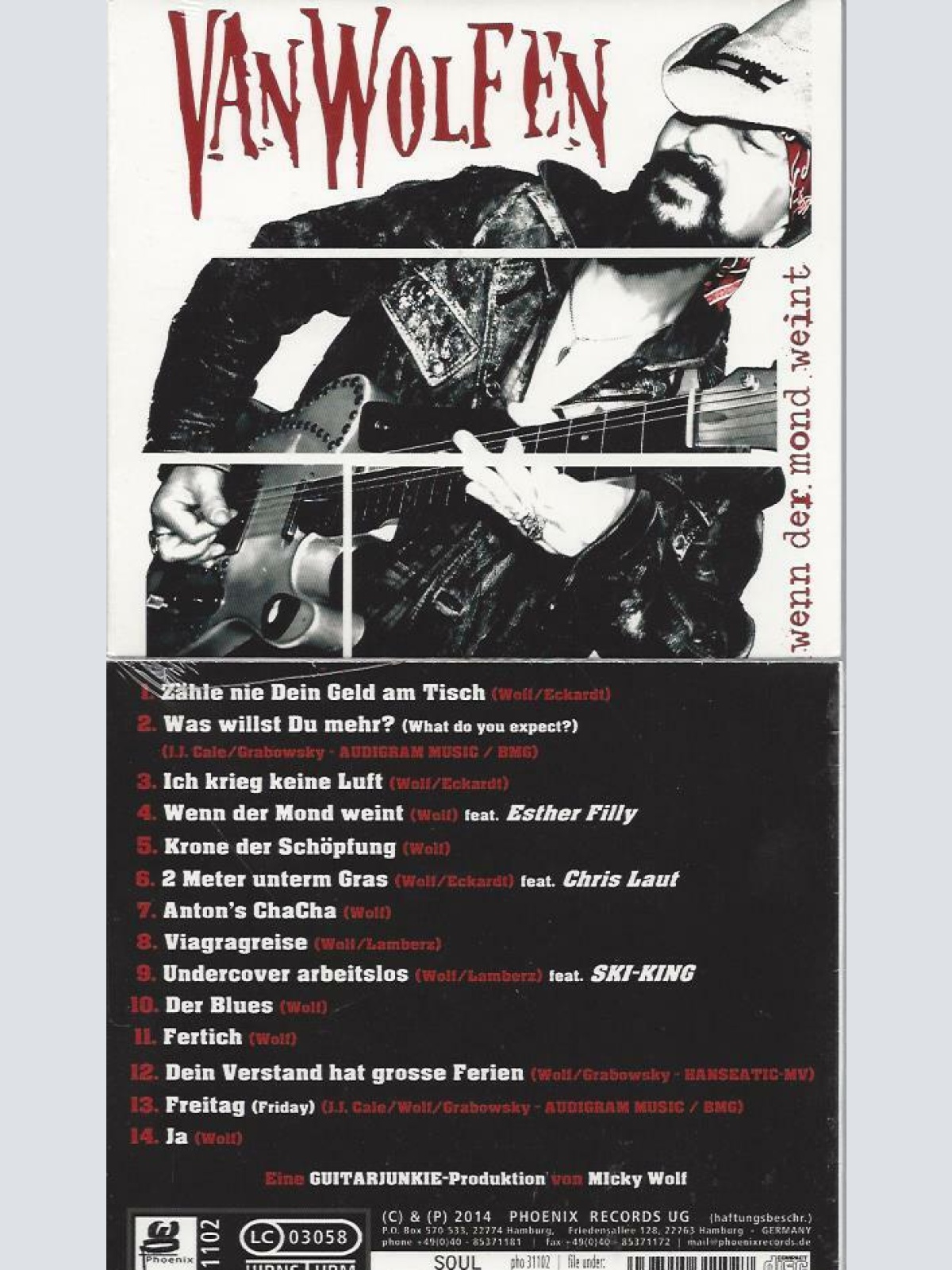 CD-- Van Wolfen – Wenn Der Mond Weint