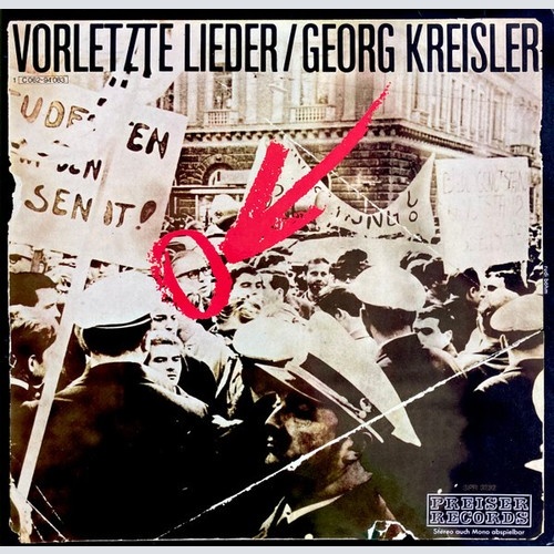 LP, Album Georg Kreisler - Vorletzte Lieder