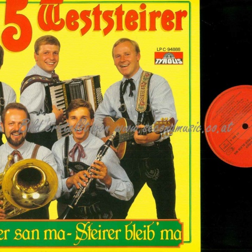 LP-- Die 5 Weststeirer-- Steirer san ma -Steirer bleib ma   / NM /