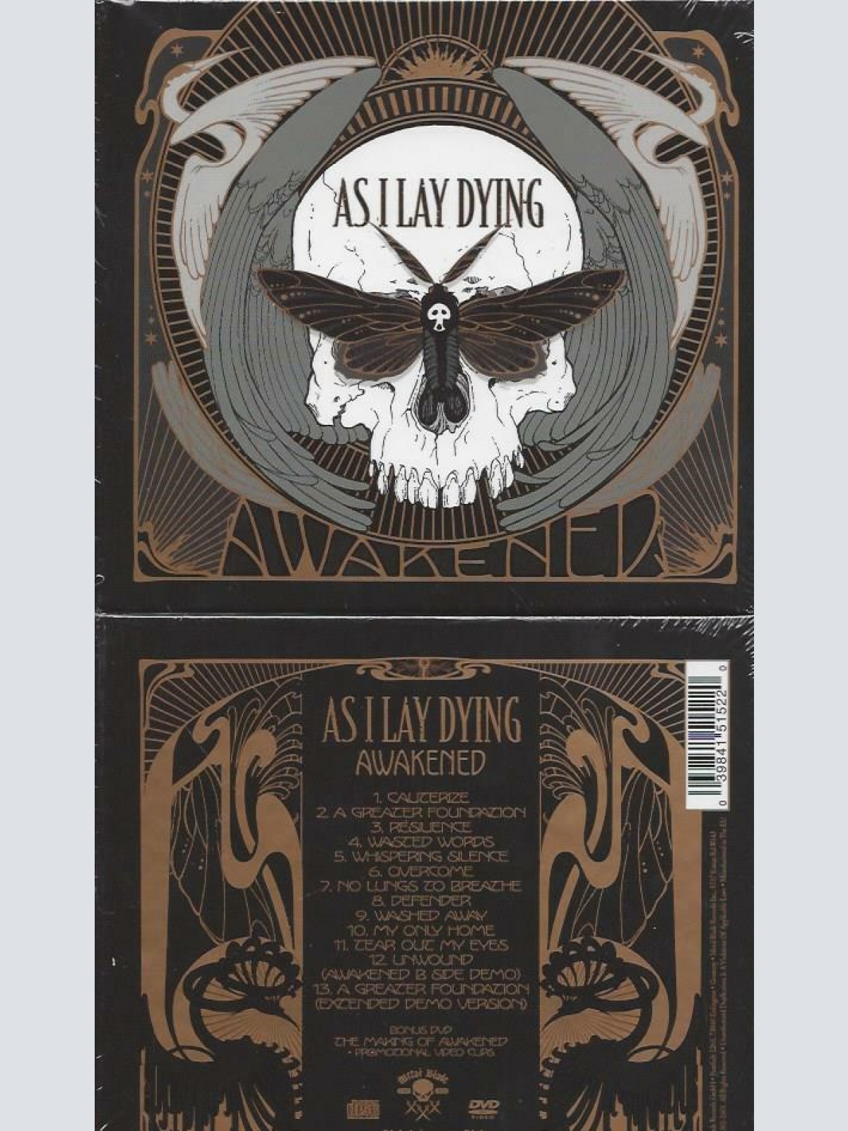 CD--   As I Lay Dying  Awakened  // CD+ DVD
