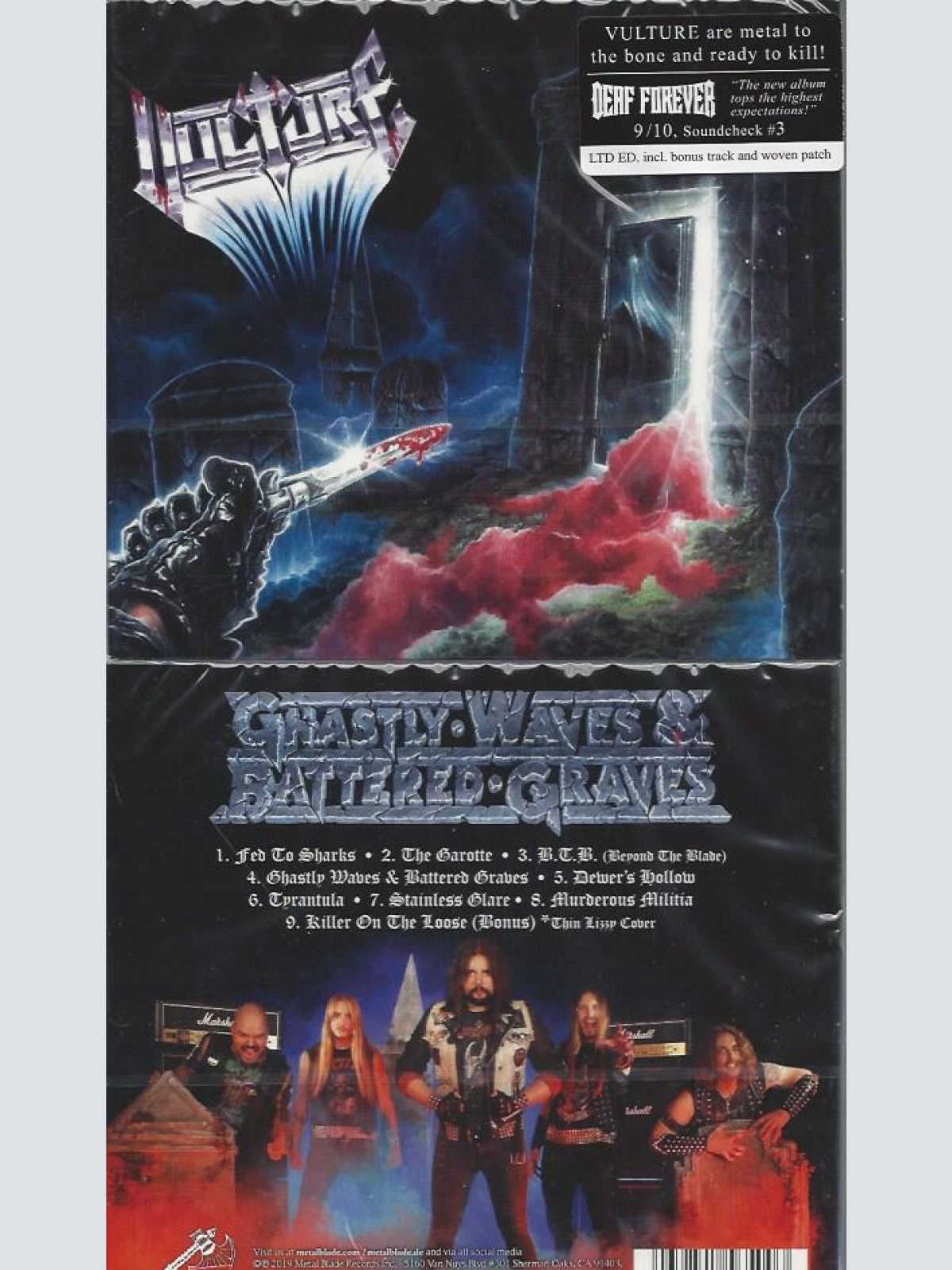 CD-- Vulture   Ghastly Waves & Battered Graves