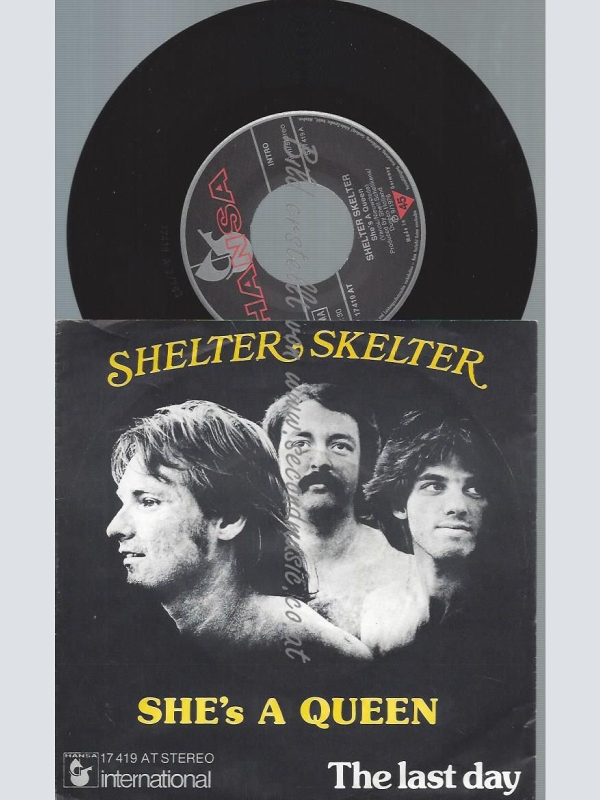 7"  Shelter Skelter  She's A Queen