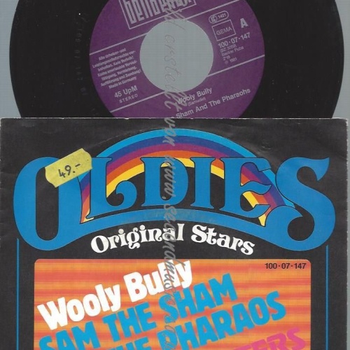 7" Sam The Sham And The Pharaohs / Coasters  Wooly Bully / Poison Ivy //OLDIES