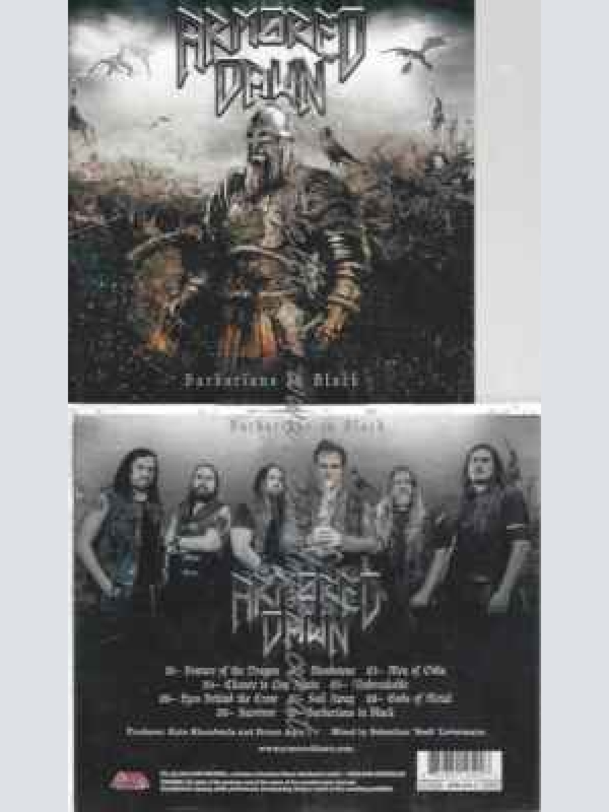 CD--ARMORED DAWN | --BARBARIANS IN BLACK