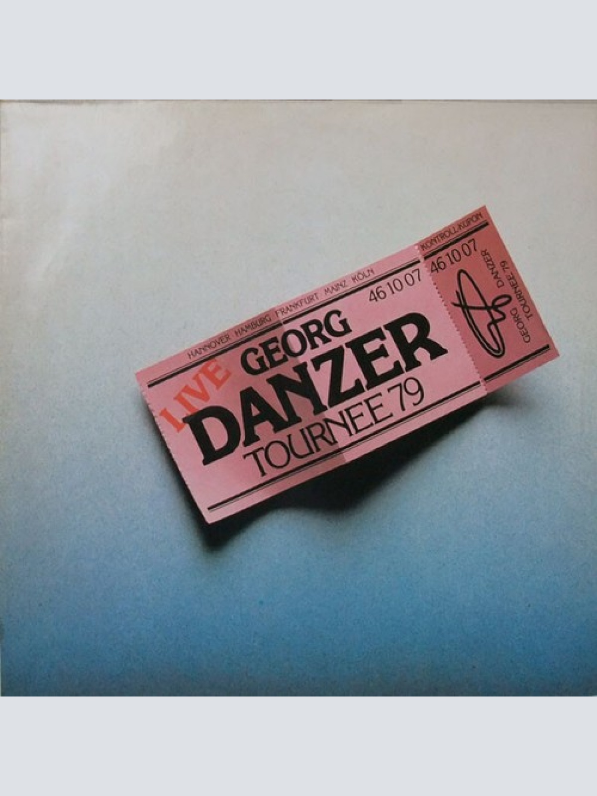 2xLP, Album Georg Danzer - Danzer Live - Tournee 79