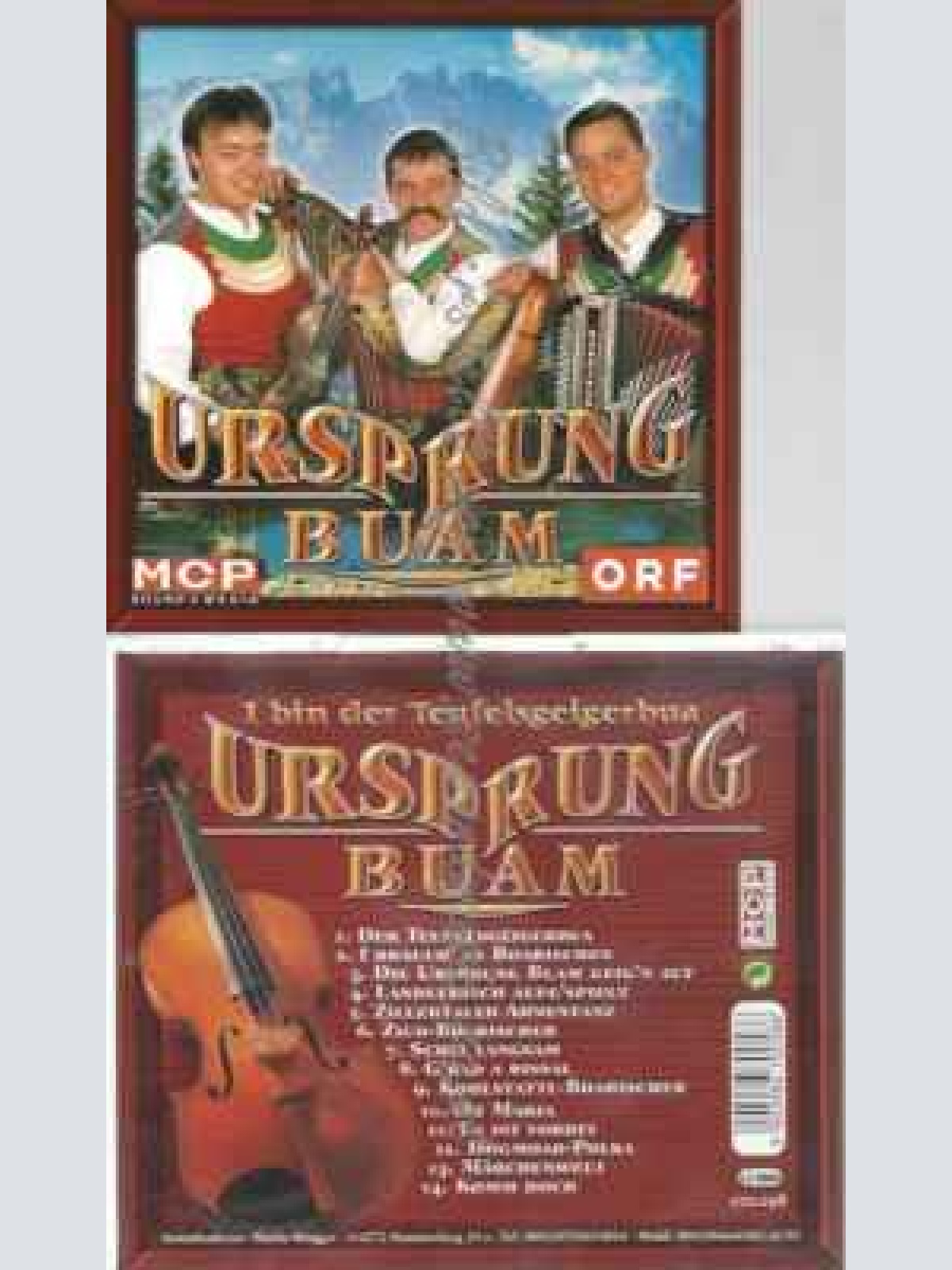 CD--URSPRUNG BUAM | --I BIN DER TEUFELSGEIGERBUA