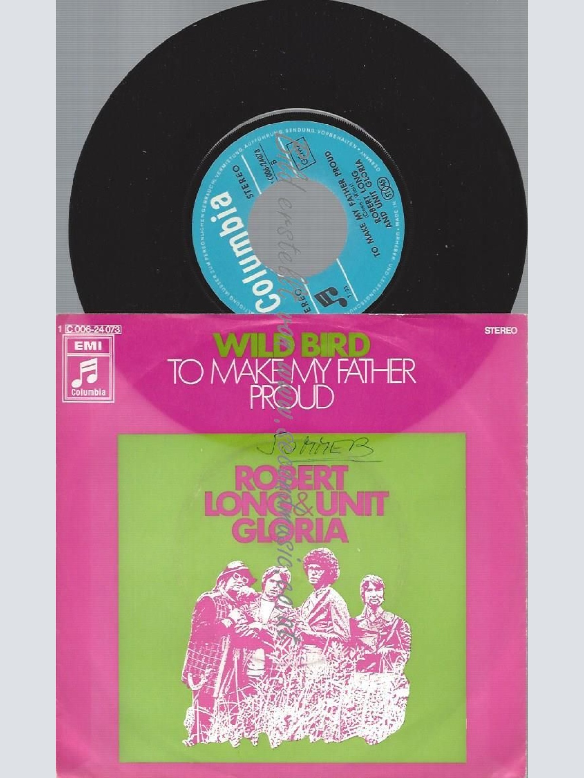 7" Robert Long & Unit Gloria – Wild Bird