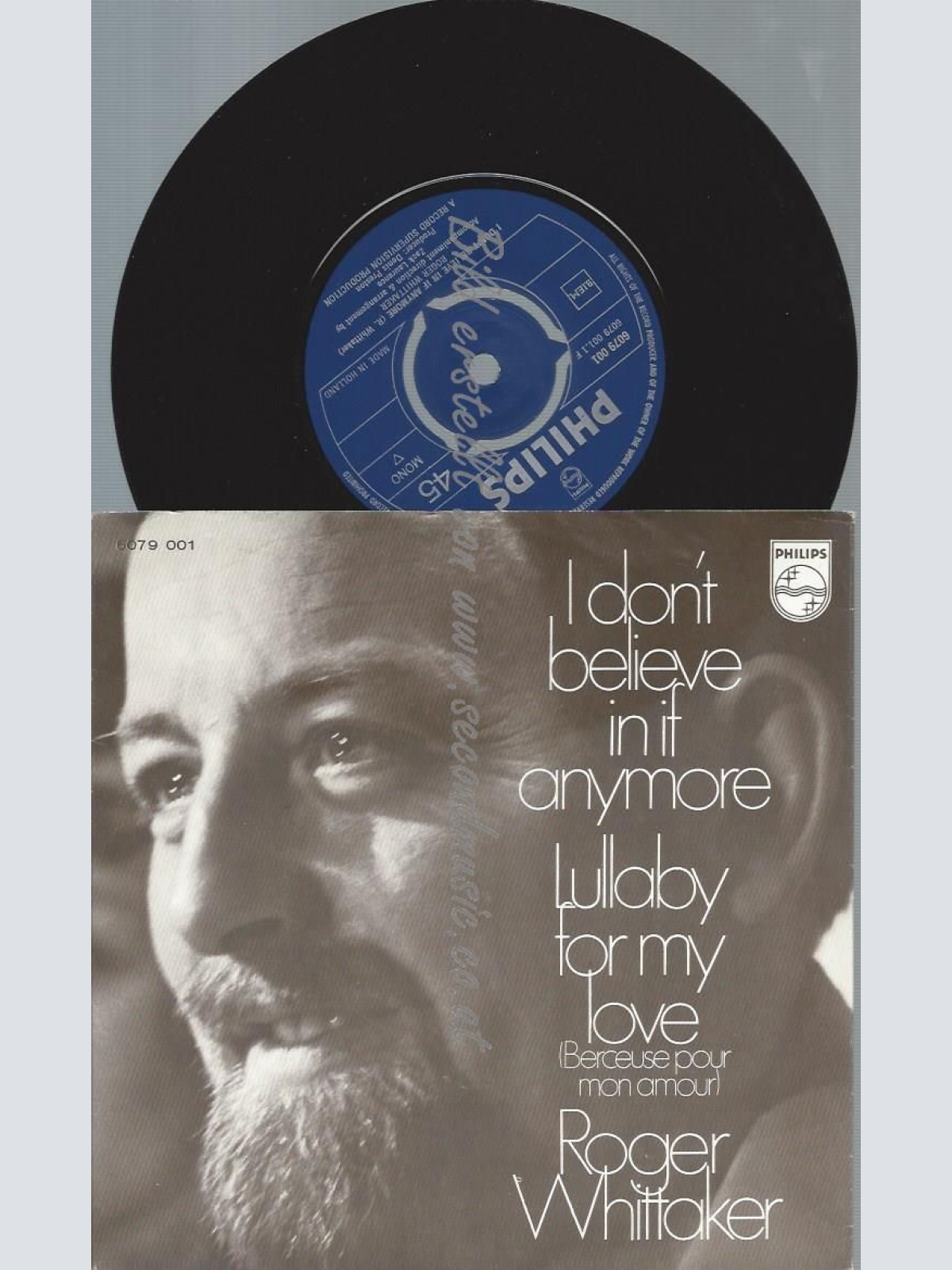 7"    Roger Whittaker – I Don't Believe In If Anymore