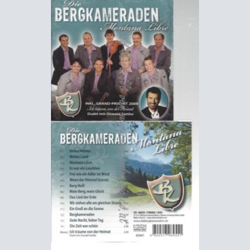 CD--DIE BERGKAMERADEN--    MONTANA LIBRE