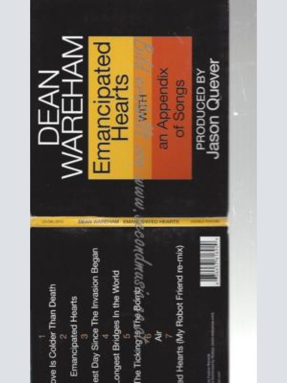 CD--Emancipated Hearts  // Wareham,Dean