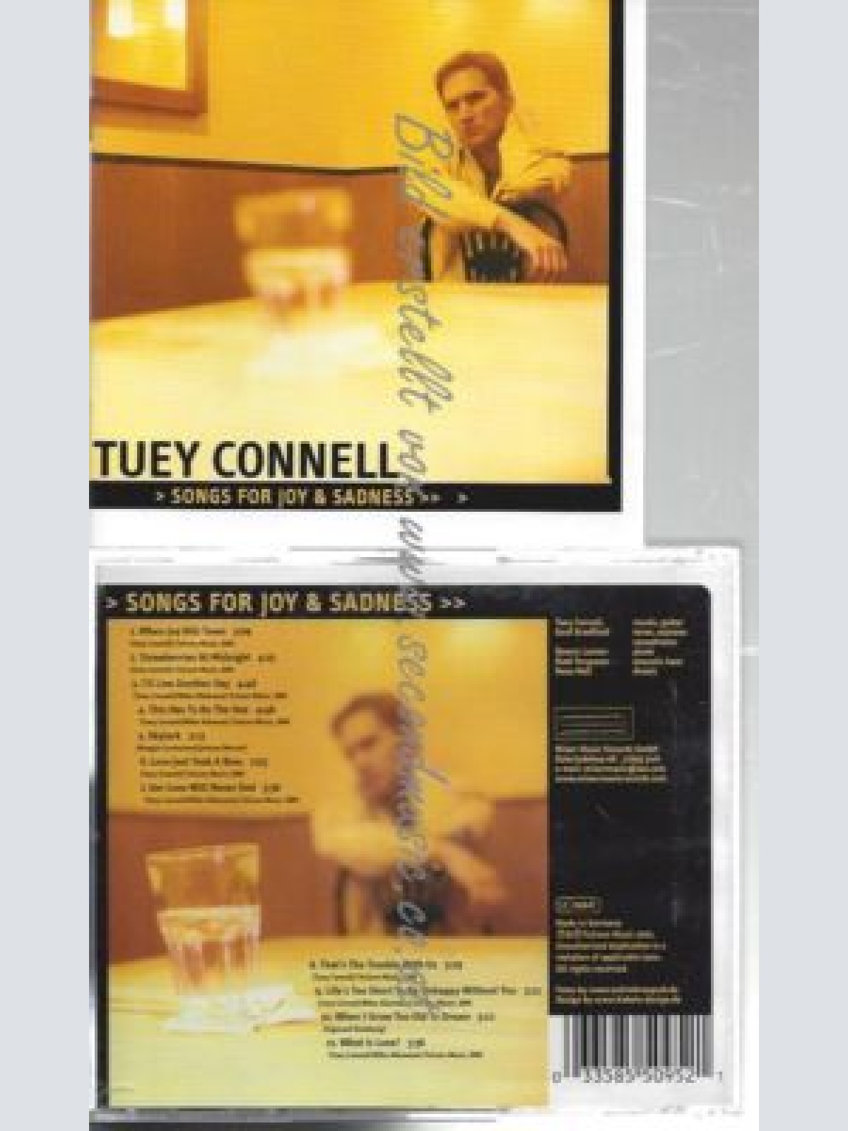 CD--CONNELL,TUEY--    SONGS FOR JOY & SADNESS