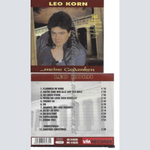 CD--LEO KORN--    MEINE GEDANKEN -INCL. 'ANOTHER CHRISTMAS'-