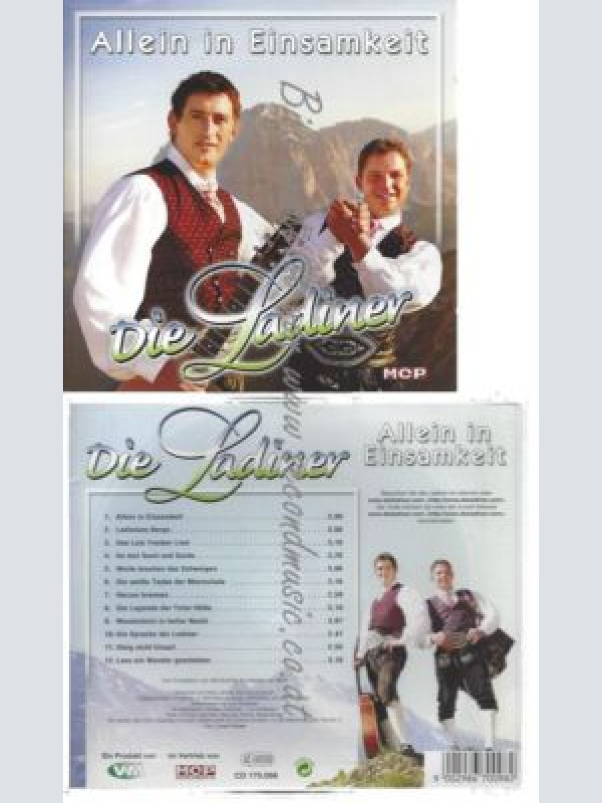 CD--DIE LADINER--    ALLEIN IN EINSAMKEIT