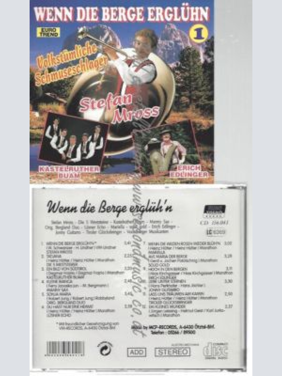 CD--Wenn die Berge erglühn - Stefan Mross - Kaselruther Sonderedition