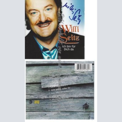 CD--WILLI SEITZ--    ICH BIN FÜR DICH DA