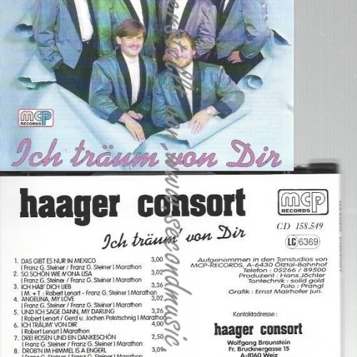 CD--HAGER CONSORT -- ICH TRÄUM VON DIR