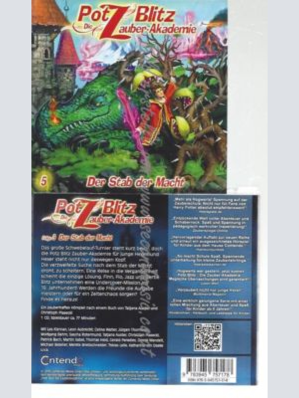 CD-- -    POTZ BLITZ - DIE ZAUBER-AKADEMIE : DER STAB DER MACHT