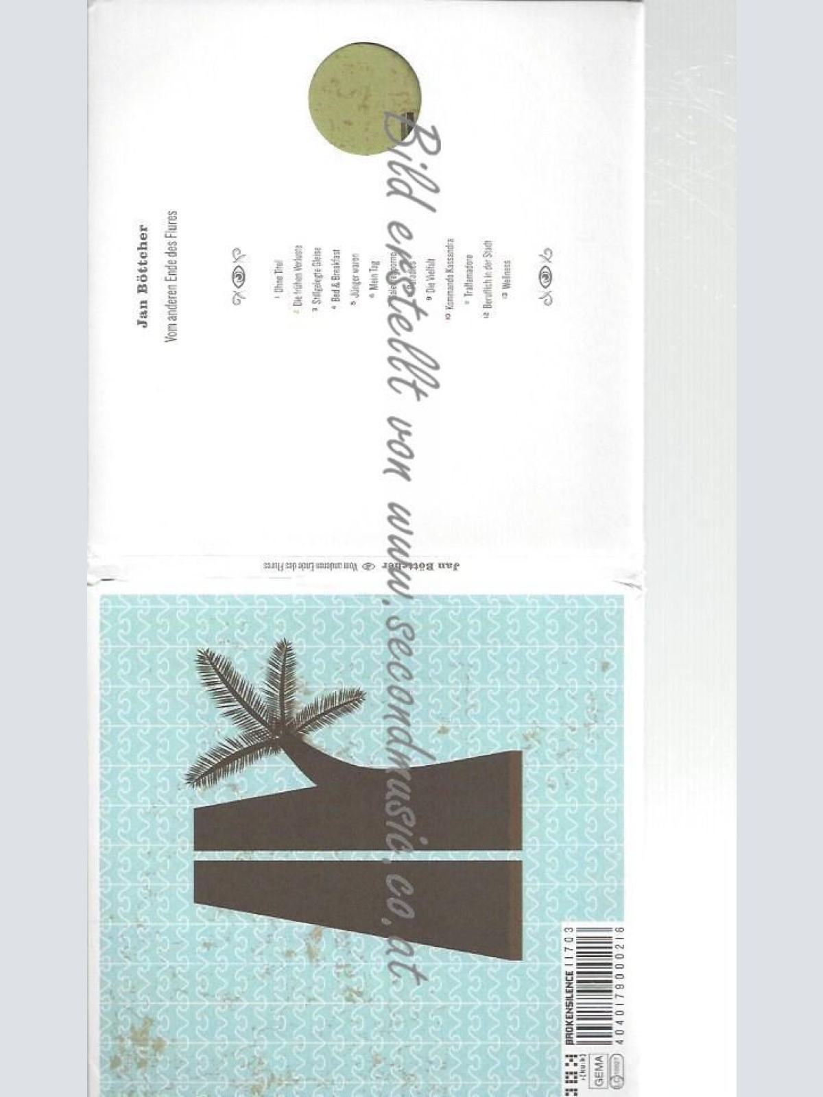 CD--JAN BÖTTCHER--    VOM ANDEREN ENDE DES FLURES