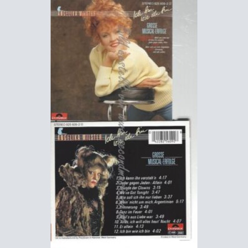 CD-  ANGELIKA MILSTER--    ICH BIN WIE ICH BIN