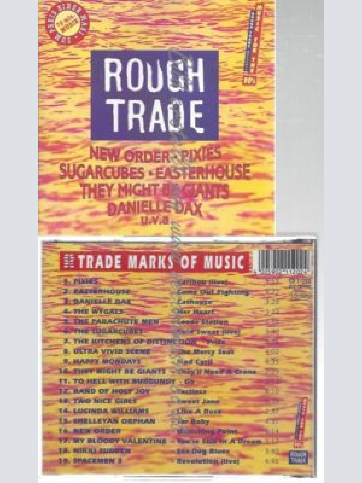 CD--ROUGH TRADE-MUSIC FOR THE NINETIES--    NEW ORDER, PIXIES, SUGAR CUBES,