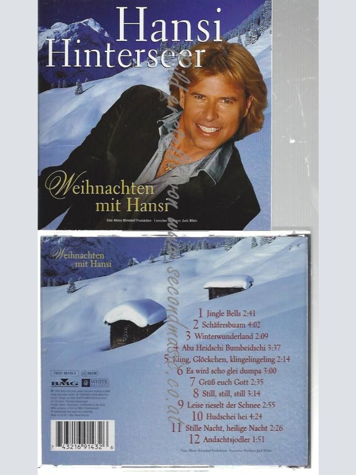 CD--HANSI HINTERSEER--    WEIHNACHTEN MIT HANSI