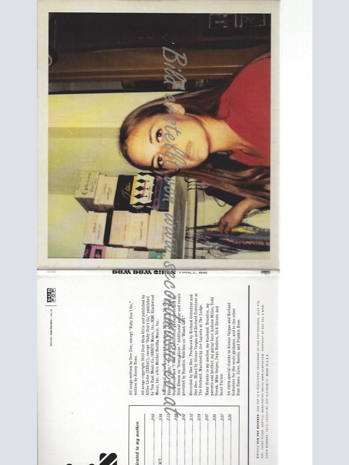 CD--DUM DUM GIRLS--    I WILL BE