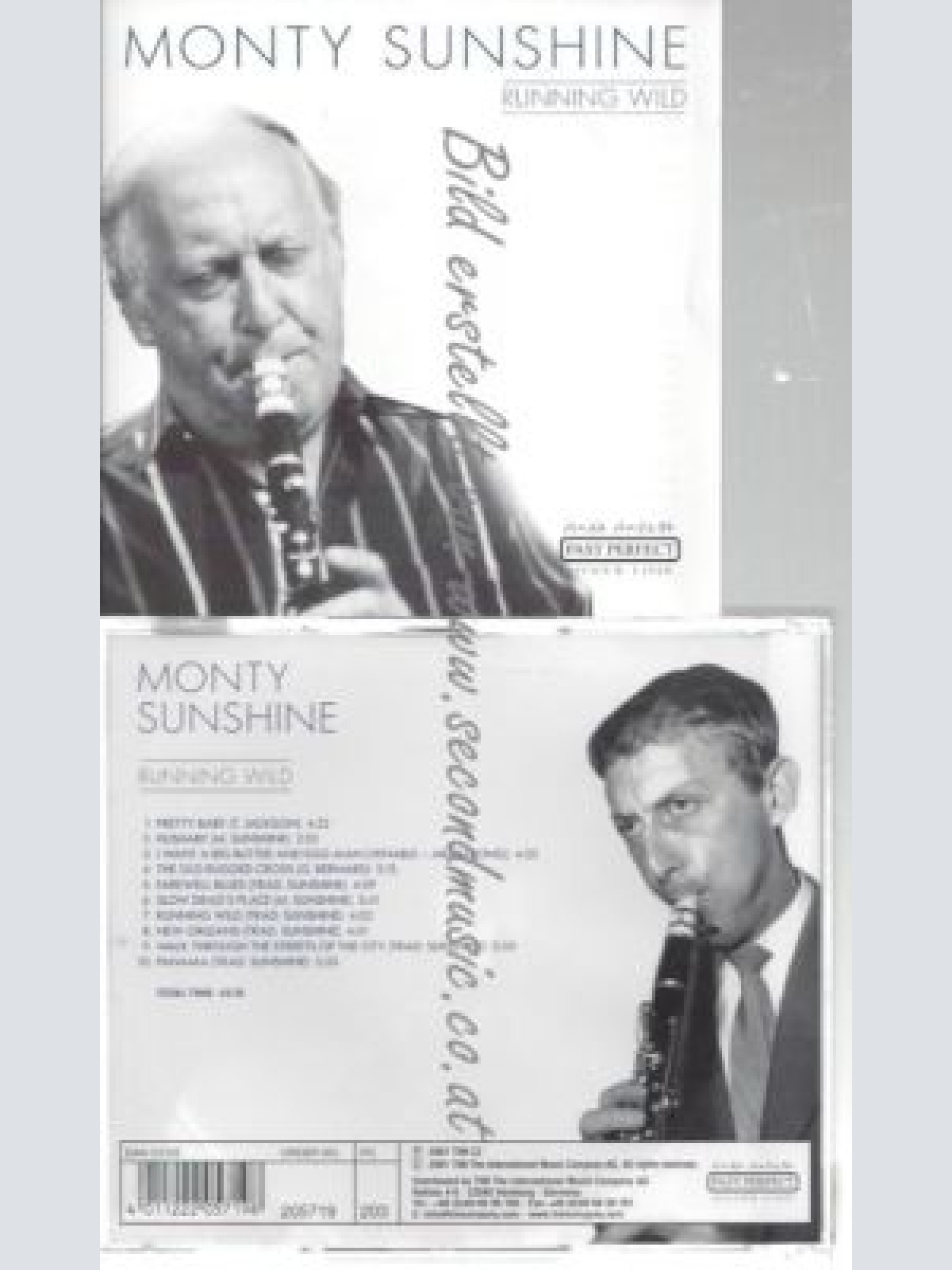CD--MONTY SUNSHINE--    RUNNING WILD