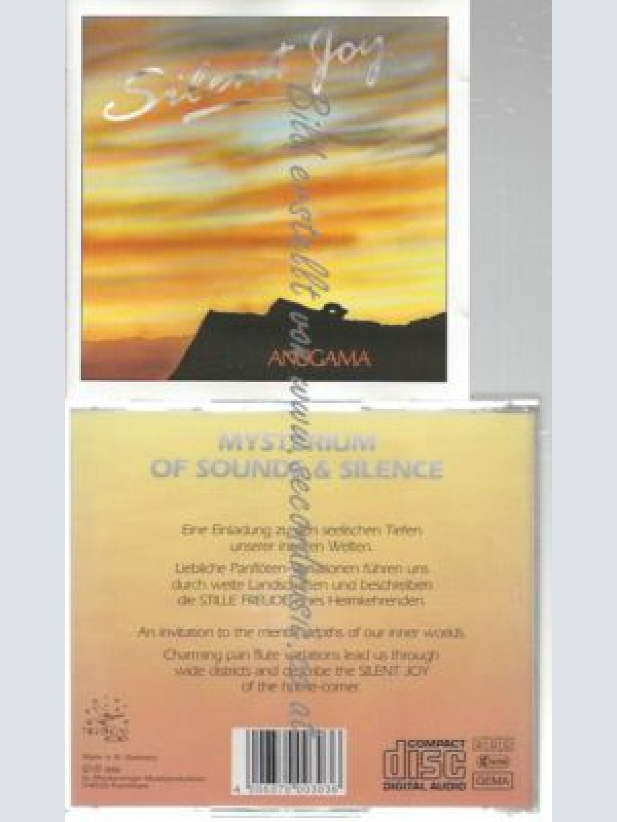 CD--ANUGAMA--    SILENT JOY