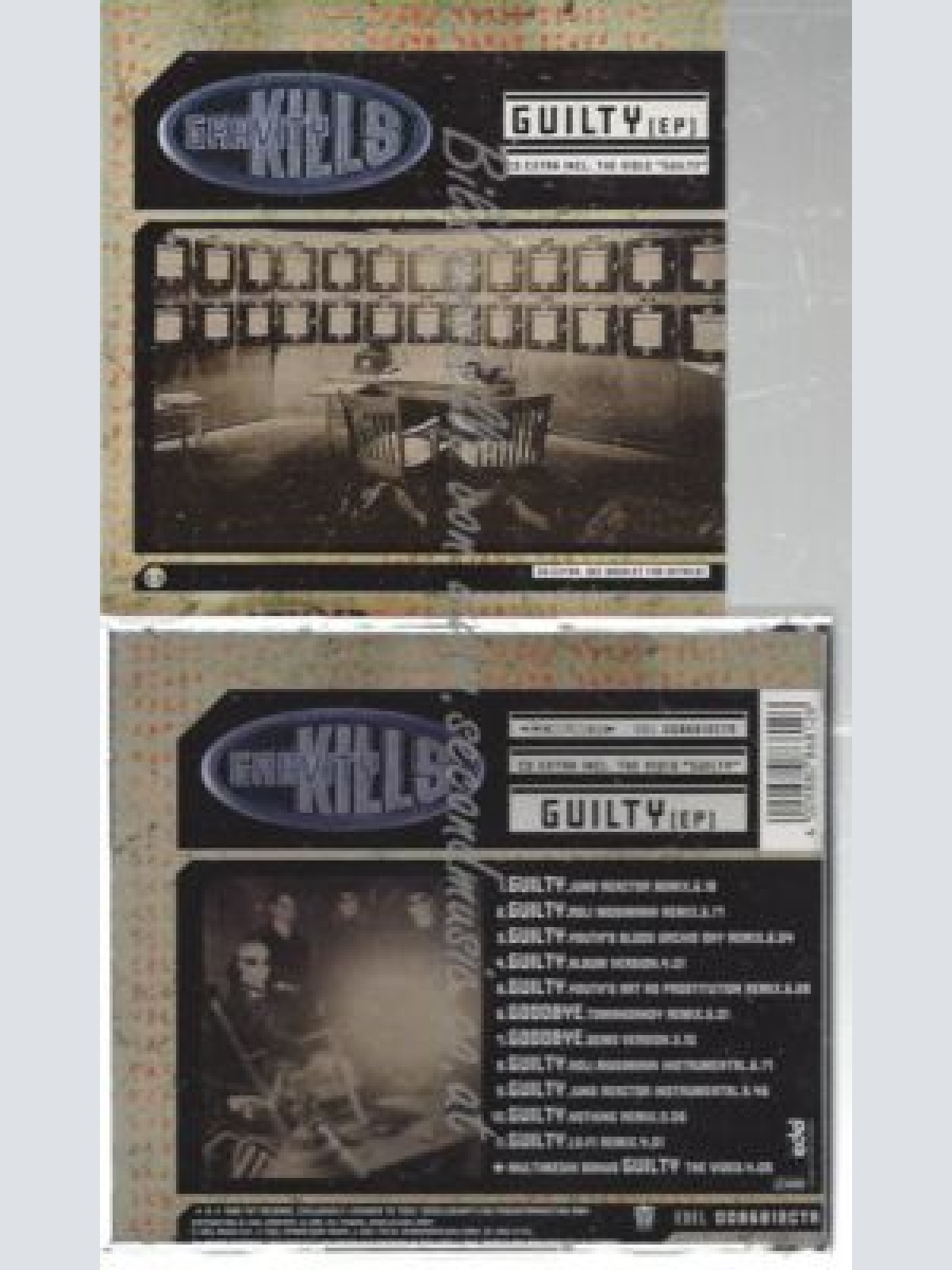 CD--GRAVITY KILLS--    GUILTY - SINGLE