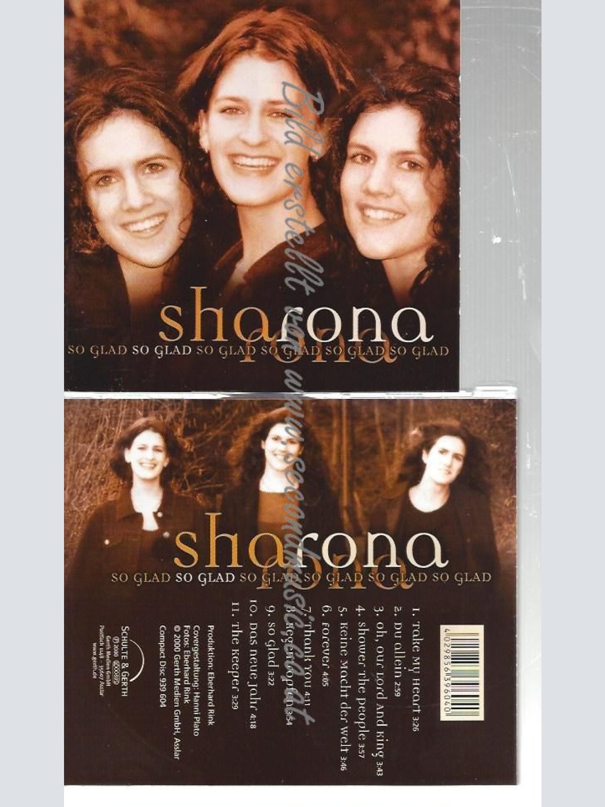 CD--SHARONA--    SO GLAD