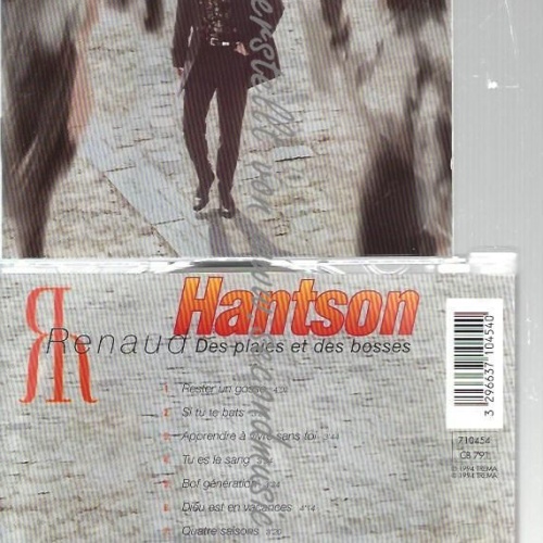 CD--RENAUD HANTSON--    DES PLAIES ET DES BOSSES