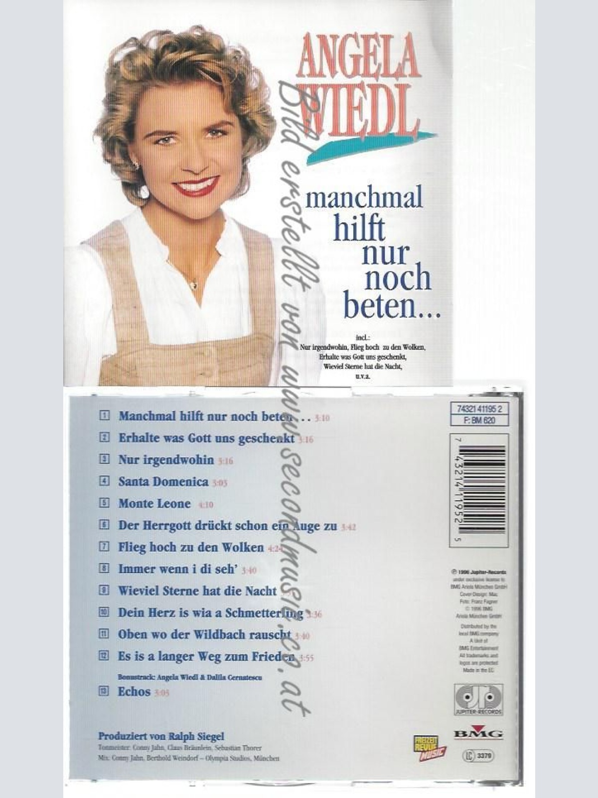 CD--ANGELA WIEDL--    MANCHMAL HILFT NUR NOCH BETEN
