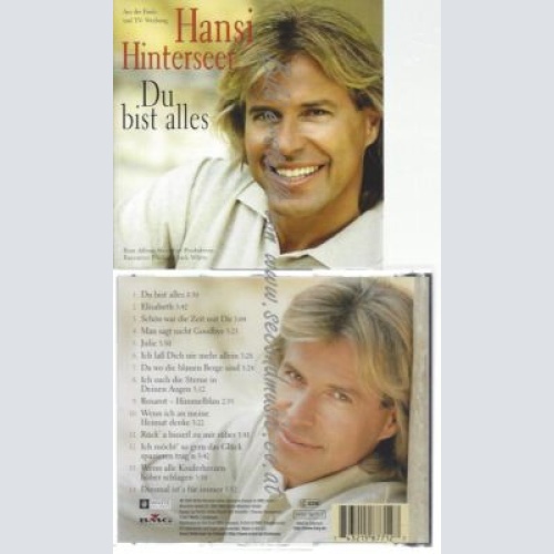 CD--HANSI HINTERSEER--    DU BIST ALLES