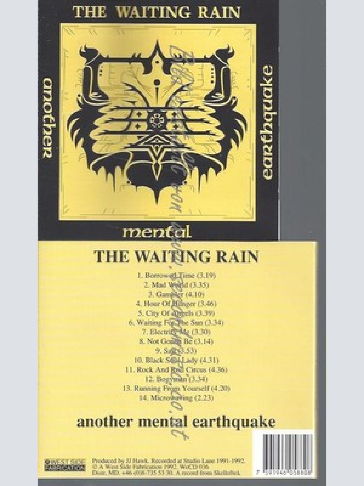 CD--THE WAITING RAIN--ANOTHER MENTAL EARTHQUAKE