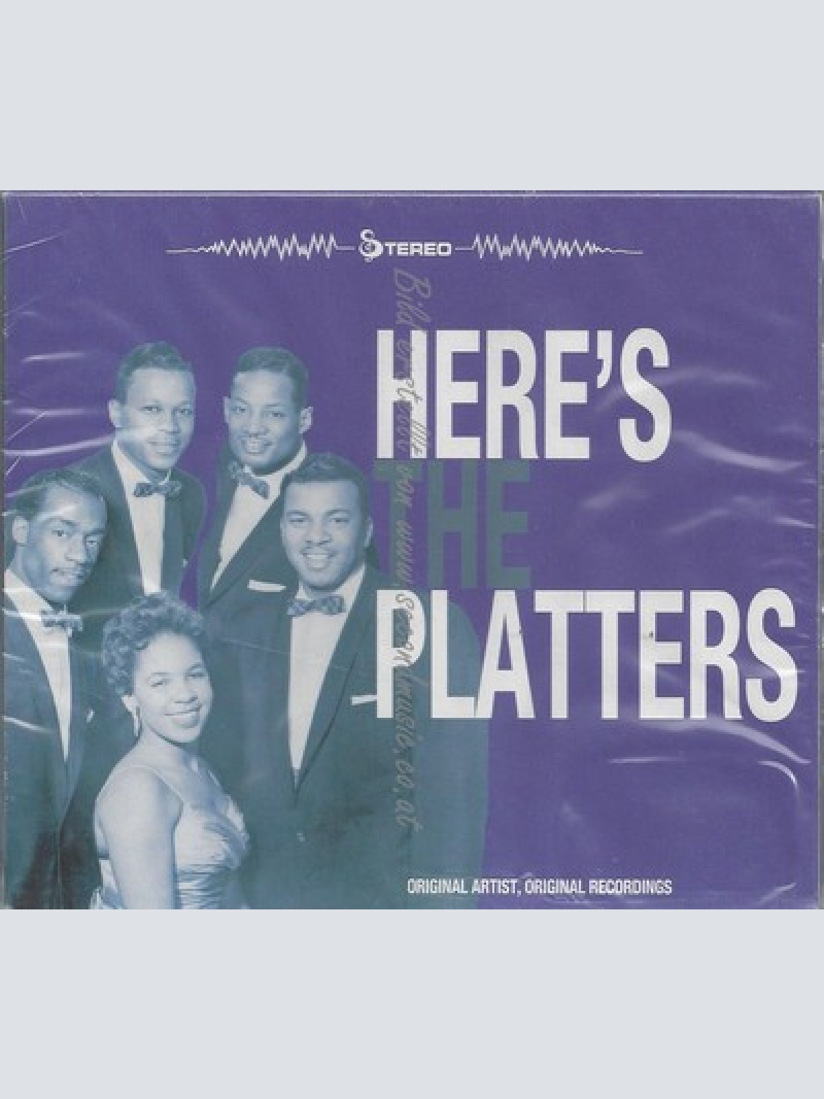 CD--THE PLATTERS--HERE'S
