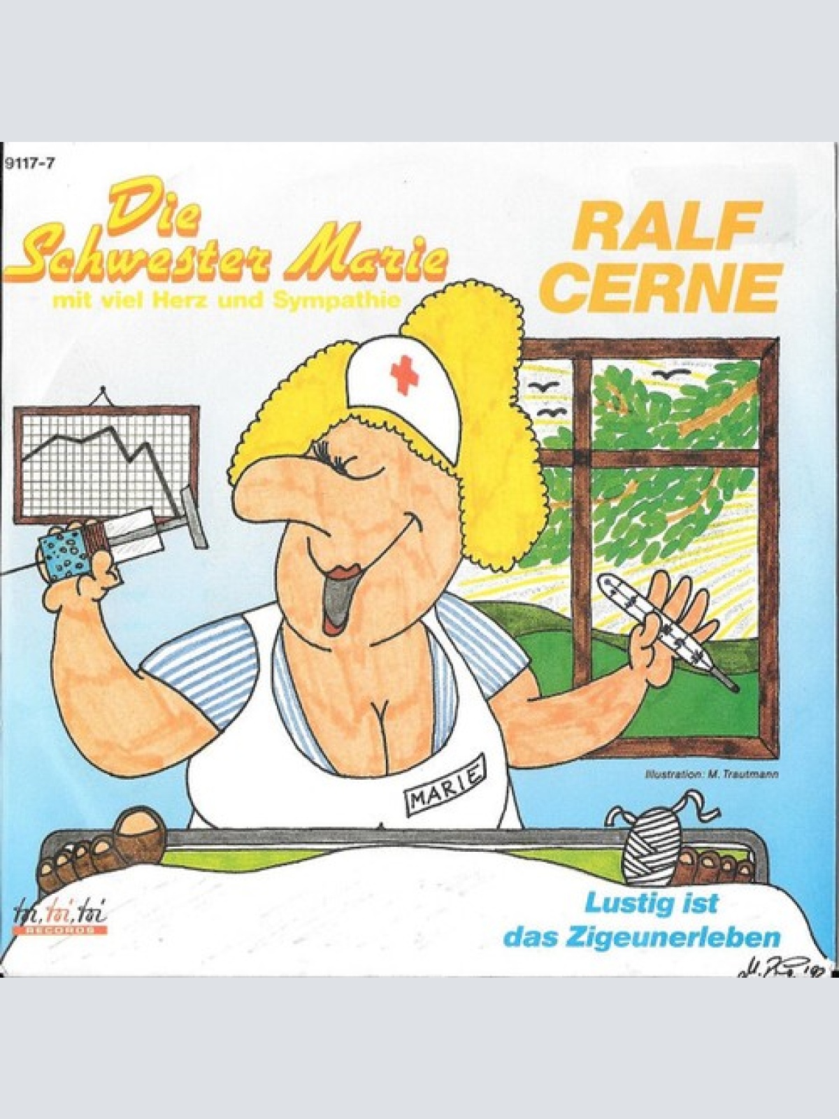 7", Single Ralf Cerne - Die Schwester Marie - Mit Viel Herz Und Sympathie